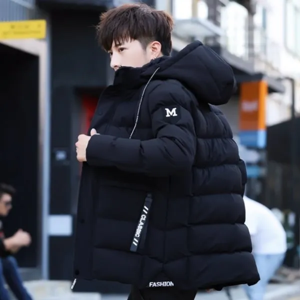 가바바 남성 후드패딩 포인트가 박힌 패딩점퍼 G22995