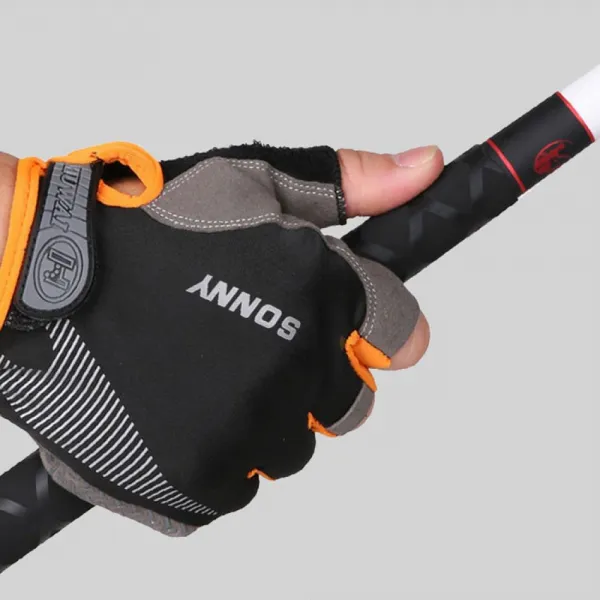 Kirahosi 가을 겨울 남성 낚시 장갑 낚시용품 남자 피싱글러브 E 2 Fx1go1j 블루 D 노지 장갑