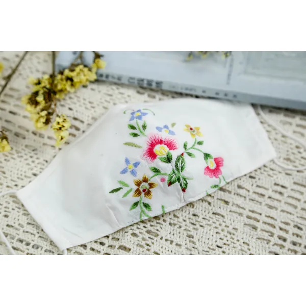 자수원단 : 내부가 좀있어 .오리지널 마스크 비물질물화유산 수공 자수 교환가능 워시 수놓는 예술적 방진 T11 타입 11