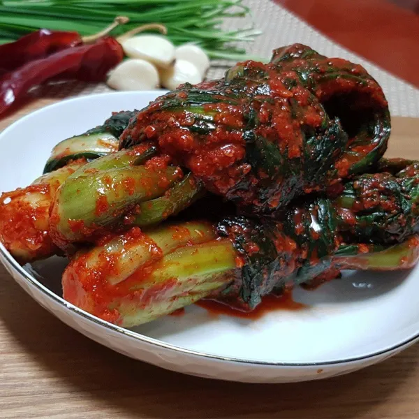 여수첫딸김치 숙성갓김치, 1팩, 2kg