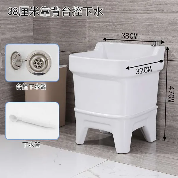 밀대걸래 못 일체 양식 미니 사이즈 베란다 세면대 심플 테이프를 빨다 용 인싸템 물튀김 방지 땅 싱크대 38 센치 등받이 탁상 제어 업그레이