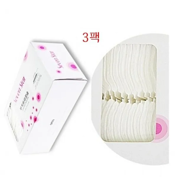 화장소품 마사지용품 Pj부직포화장솜 미용도구 3팩 솜 화장솜 본상품선택
