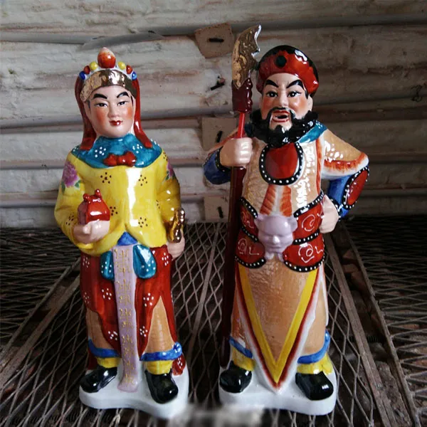 무속용품45/50cm복을기원하는주창과관평2종세트, 50cm