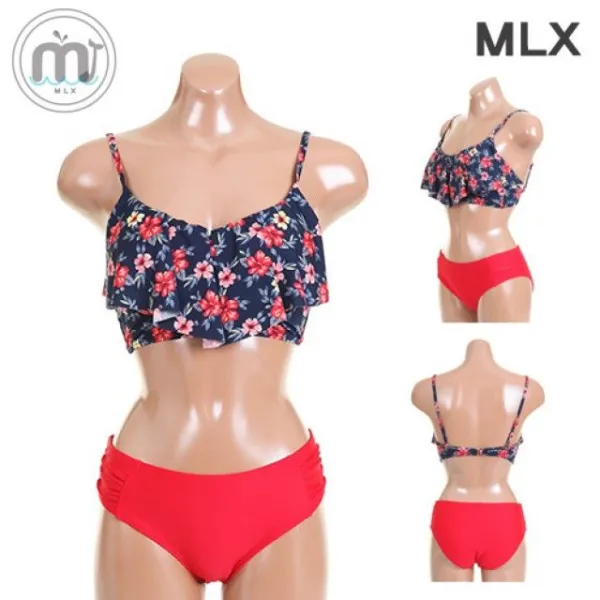 필라테스 요가복 수영복 (MLX) 여자 비치웨어 플라워 비키니 수영복-DM_280 트레이닝복 남자수영복 여자수영복