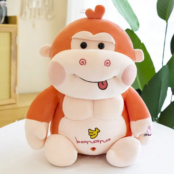 봉제완구 크다 순진하다 초 침팬지 여성 친구 동행 남자 선물 공공의 인형 어수룩하다 잠을 잤을까 하고 3176023321, 60 센치 (구독 추가 구매 첩을 두, 핑크 컬러