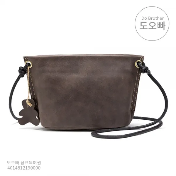도오빠 고급 여성 크로스백 미니백 숄더백 소가죽 핸드백 가죽 가방 여자크로스백 20대 30대 패션 데일리 캐쥬얼 사계절 인기템