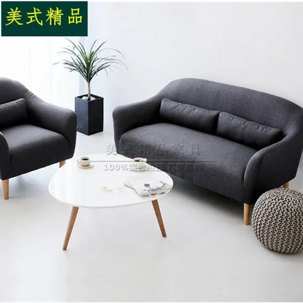 1인용패브릭소파 미국식 우수상품 패브릭쇼파 디자인 싱글 더블 소형 모델하우스 분양사무실 러그 전원스타일 체크 C01 컬러 겉감 가능 T02 더블