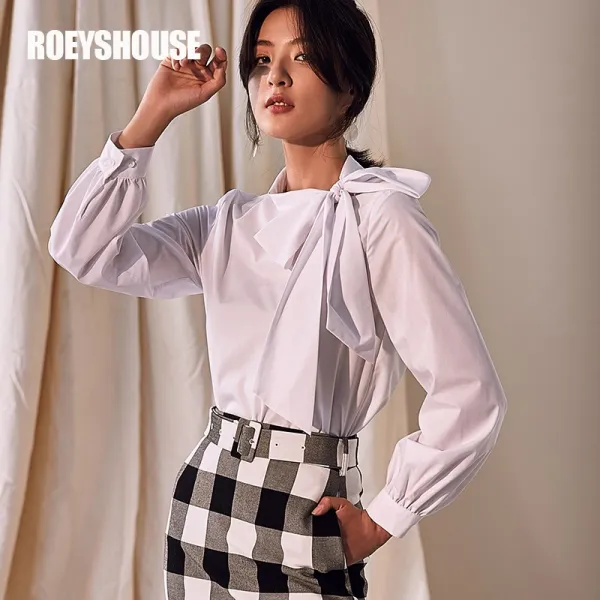 Roeyshouse 여성 기본 긴팔 와이셔츠 43383883