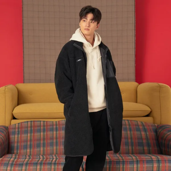 NII(엔아이아이) <빅세일>공용 양털 후리스 하이넥 집업