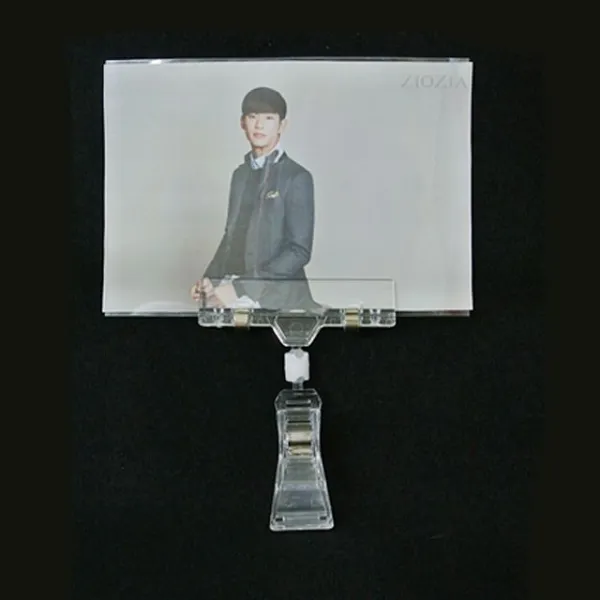 (집게POP+케이스) POP집게 가격표 디스플레이 금액표시 POP클립 쇼케이스 아크릴꽂이 - (클립/명함/사무용)