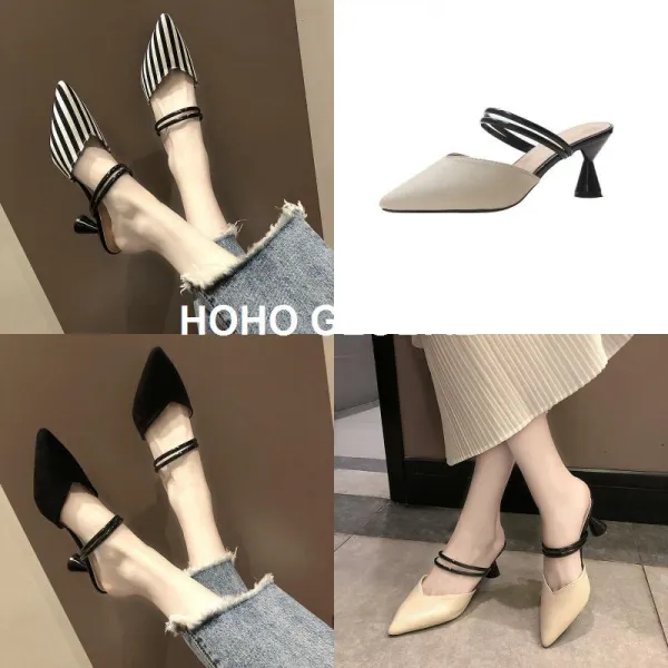 H90410303 여름 여자샌들 미들굽 줄무늬 스틸레토-호호글로벌 섀도우폭스 투보이즈 상품(SHADOWFOX)입니다.-유사품 주의하세요
