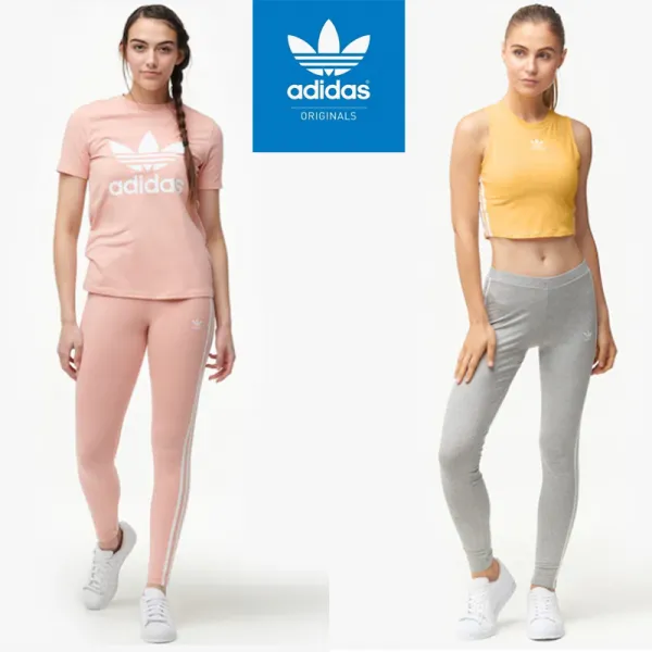 아디다스오리지날 여자 아디컬러 3 Stripe 레깅스