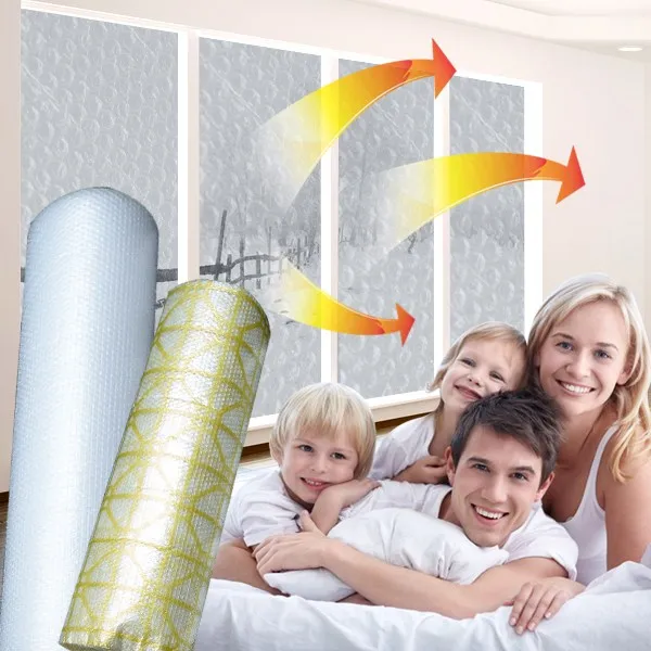 Kapoo 따뜻하게 겨울나기 최장길이 보유 단열뽁뽁이 단열에어캡 무지화이트