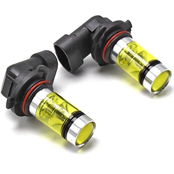 LED 안개등 HB4 100W 옐로우 2 개 세트 LED 전구 끝머리 일반 360 ° 전면 발광, 1개