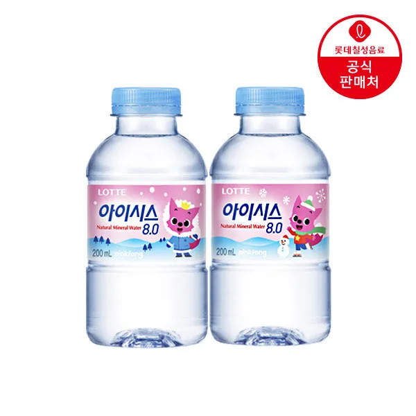 아이시스8.0 [롯데본사] 200ml 핑크퐁, 40개