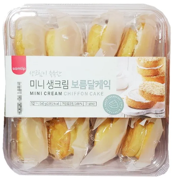 코스트코 삼립 미니생크림 보름달 45GX12, 1팩