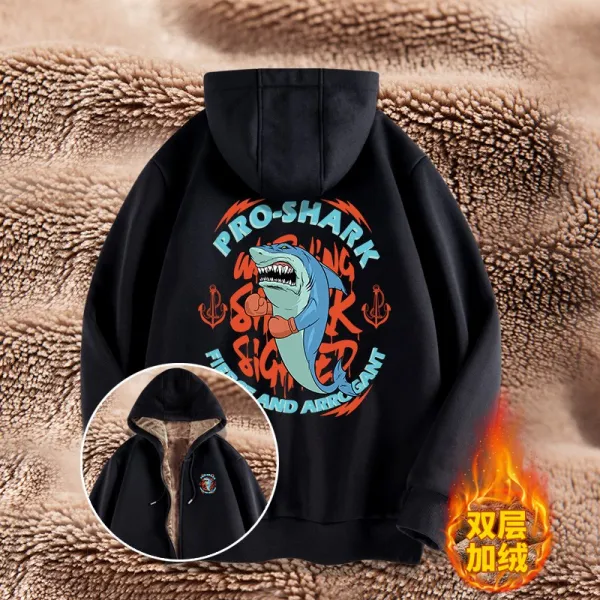 기모후리스 카디건 후드티 남성기모 모자달린스커트 청소년 겨울용 루즈핏 빅사이즈 운동화 유행 보온 두꺼운