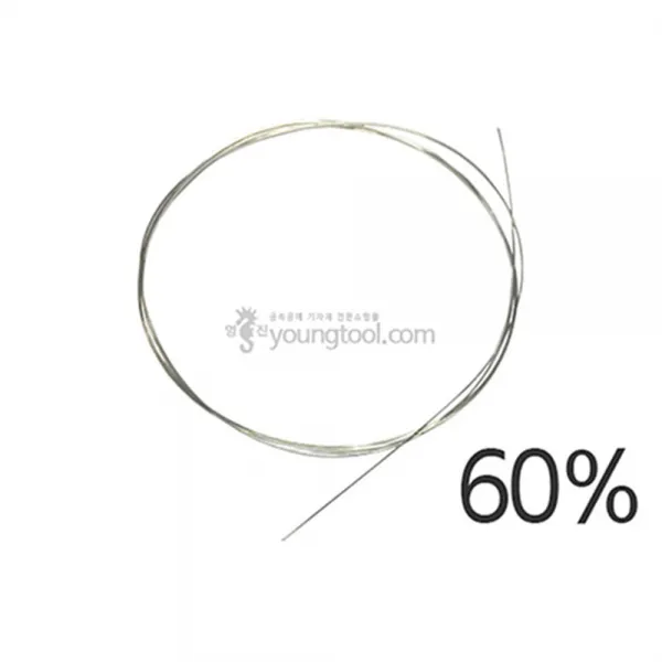 은땜 선재 60% 주얼리전용땜 금속공예 세공재료 긴노, 단품