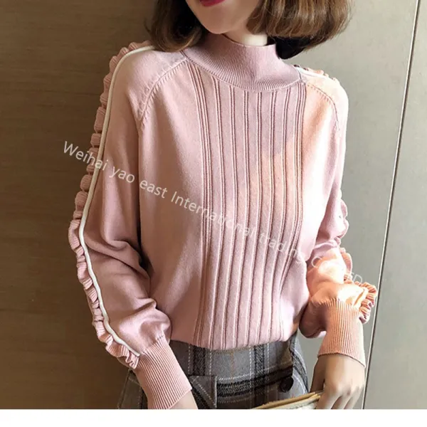 XN여성 의류목제귀 긴팔 뜨운 판매스웨터MQ1219'+물컵 증정 의류목제 귀 긴팔뜨거뜨거운