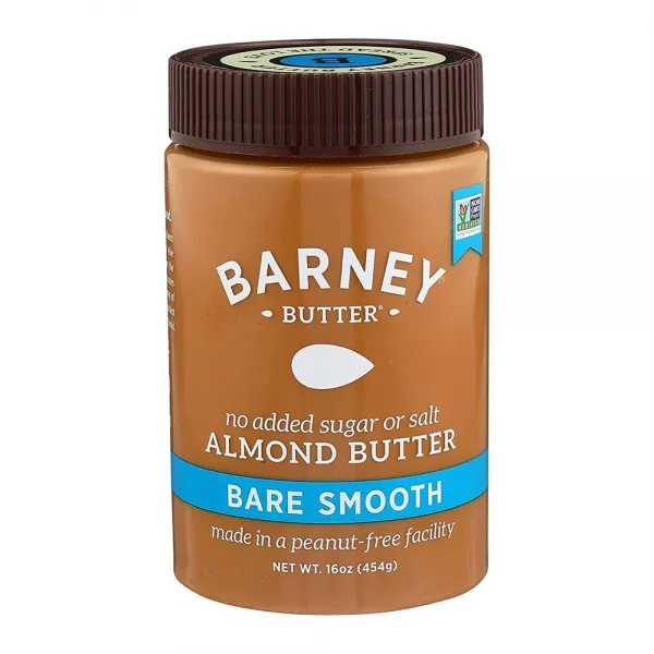 BARNEY 바니 아몬드버터 454g(아몬드잼) 베어스무드 KETO 무염 무설탕 비GMO, 1병, 454g