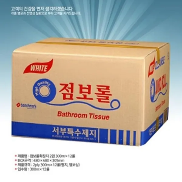 클렌저 점보롤화장지 2겹 300m x 12롤, 카진쿠팡 1