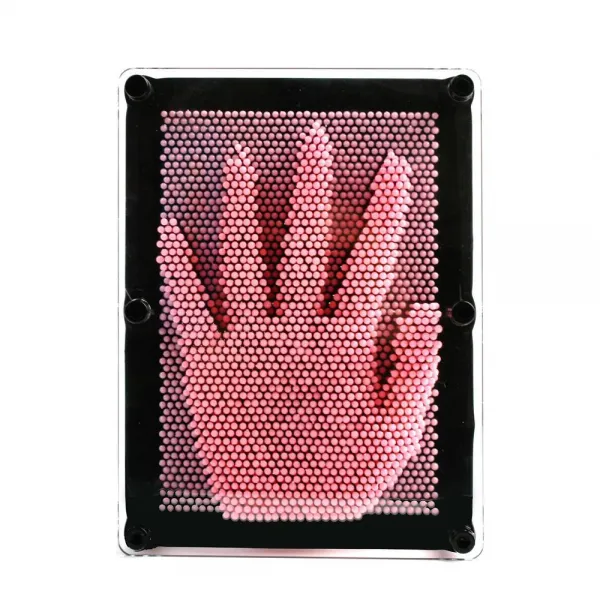 유아 핀스크린 3D 입체놀이교구 핀아트 추천 사고력 손바닥찍기 만들기 과학키트 찍기놀이, 컬러풀핀아트(그린)