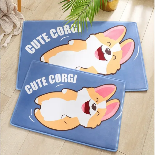 입주자 매트 캐릭터 카펫 입구 발받침 사랑스런 문 쿠션 입실 침실 욕실 미끄럼 방지 주방 화장실 쇼트 다리