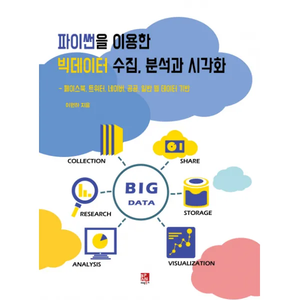 파이썬을 이용한 빅데이터 수집 분석과 시각화:페이스북 트위터 네이버 공공 일반 웹 데이터 기반, 비팬북스