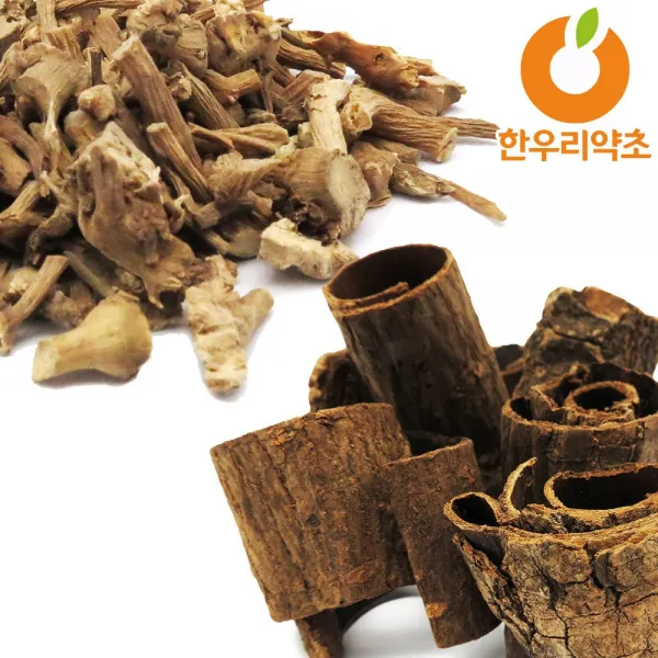 한우리약초 (절)우슬300g + (볶은)두충300g 세트 우슬두충차 한차재료, 1개, 600g