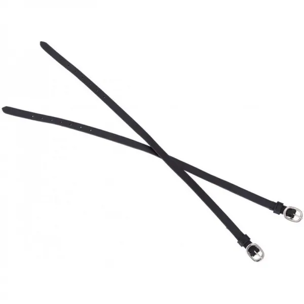 Shires (샤이어) 박차 용 가죽 벨트 노멀 (좌우 1 세트) 짧은 블랙 S-SP-705 블랙 주니어