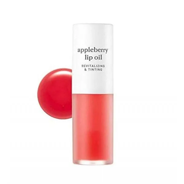 NOONI Appleberry Lip Oil | Korean Lip Oil To Soothe Dry Lips | Skincare Vegan