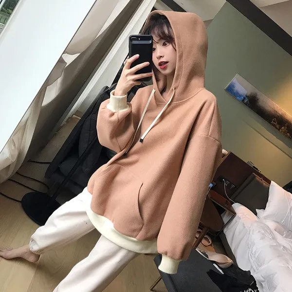반하다)나들이용 박시한 후드티+고무줄바지