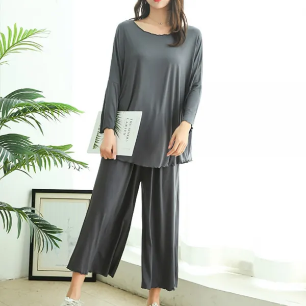 아웃사이즈 Oa1971 빅사이즈 모달 홈 수면 잠옷세트