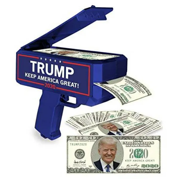 NinoStar Donald Trump 머니 건 | 미국의 2020 년 재선거 현금 스프레이 유