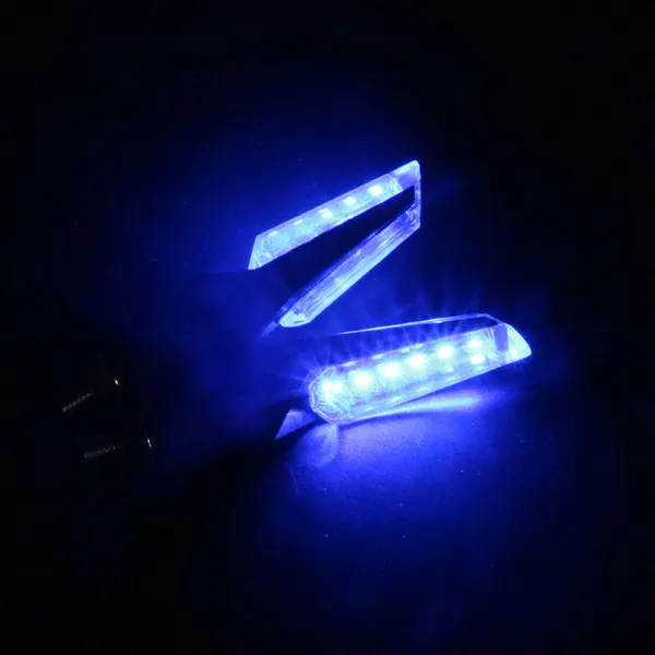 지평선 Led 크로스컨트리 12v 길거리에서 뛰다 방향 등 부품 커브를돌다 지시 나이 블루 _블루