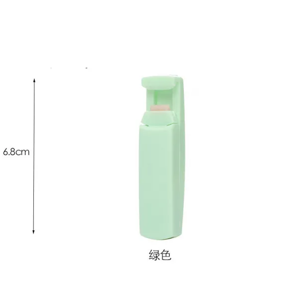유니크몰 속눈썹올리는집게 아이래쉬뷰러 시세뷰러 방년 국부식 fractional expression 미니 비닐 플라스틱 휴대, 그린