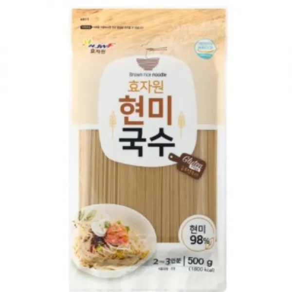 효자원 현미국수, 500g, 4개