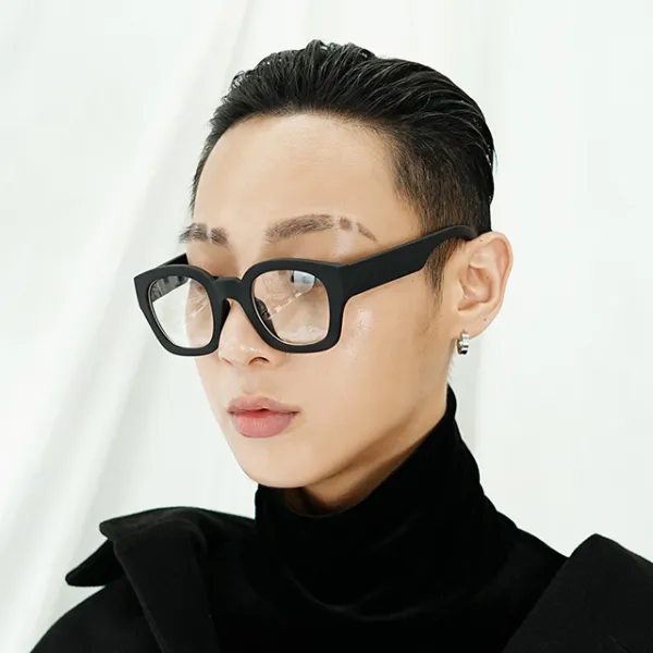 LINEOUT 사각 오버사이즈 뿔테 안경테 GS