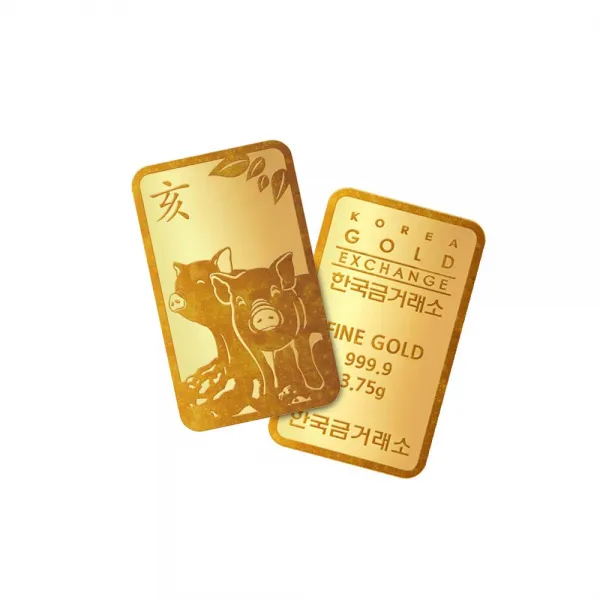 한국금거래소 황금돼지 골드바 3.75g