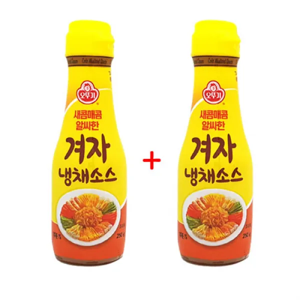  1+1 오뚜기 겨자냉채소스250g 1세트