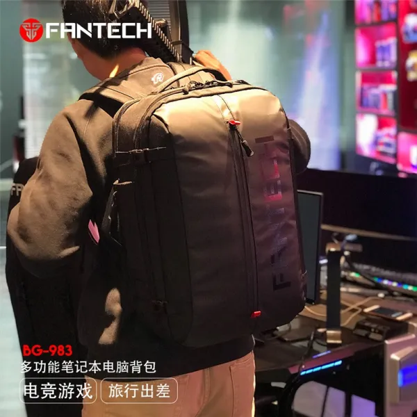 판 테 르 코 (FANTECH) BG - 893 배 틀 백 더 블 어깨 방수 내진 다목 적 키 패드 노트북 백 15.6 인치 블랙