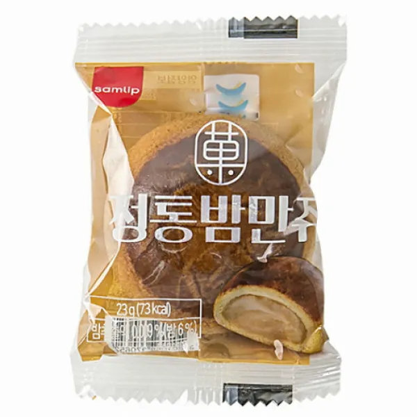 삼립 정통 밤만쥬 23gx50개 전통 옛날 간식 대용량과자빵 만주