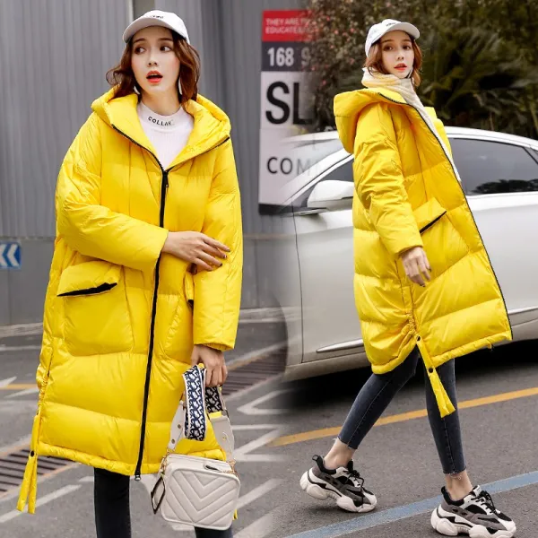 벨라루티 편안한 데일리룩 롱 패딩점퍼