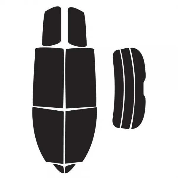 두일테크 카니발 그랜드카니발 측후면 세트 열차단 썬팅필름 15% 6.더뉴카니발 18~ 