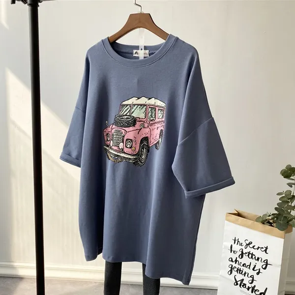 엘레스 여성 박시핏 반팔 티셔츠 A 302 2p