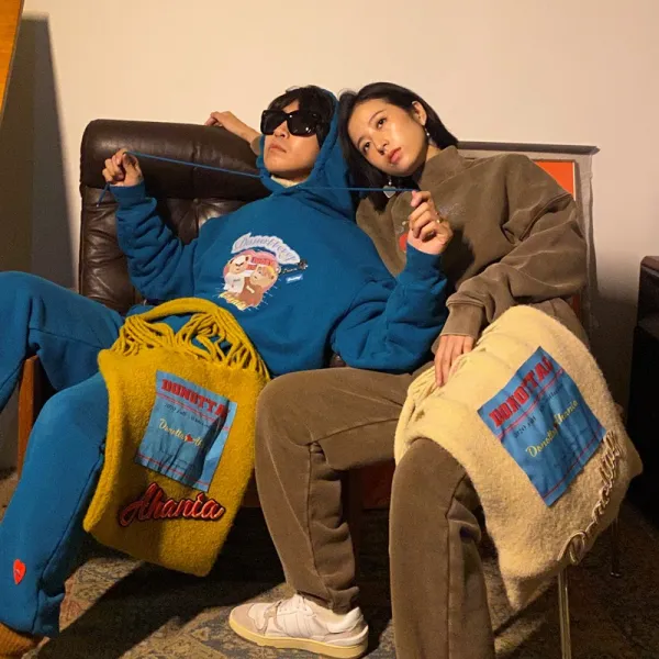 AHANIAXDNT 한화화 언제든지 내놓다 깜짝 놀라다 자수스티커 천 크가방
