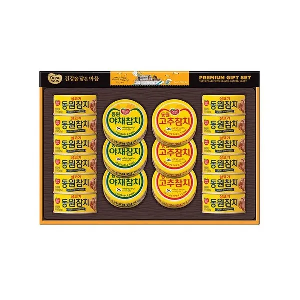 Nd5추천lf23Yv1439_참치 선물세트 동원 선호 세트(부직포백 포함), 단일 수량