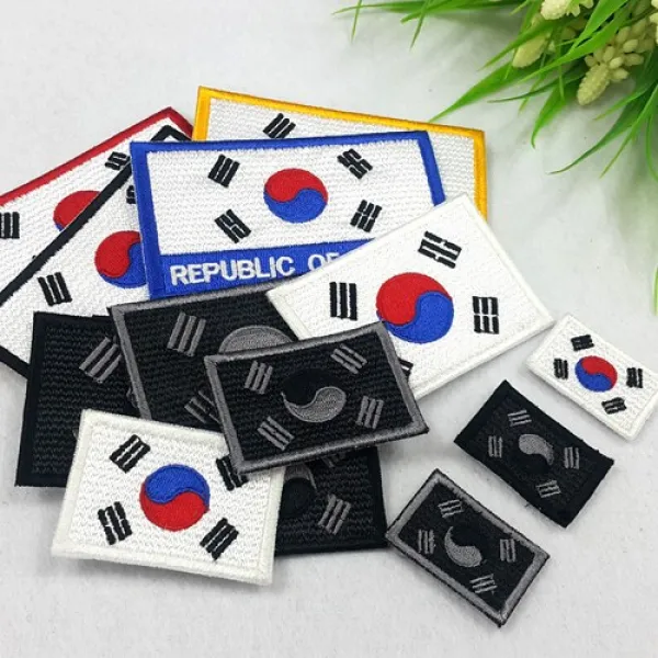 경남자수 [당일배송] 태극기 자수패치 와펜, A-14