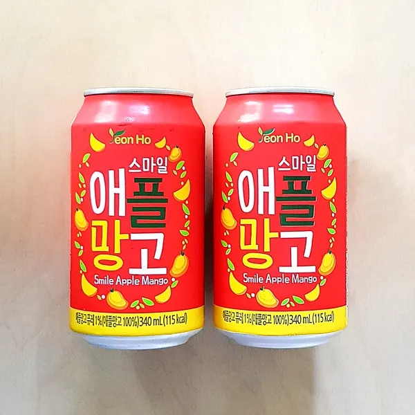 연호 스마일 애플망고 뚱캔 340ml 48개, 48개입