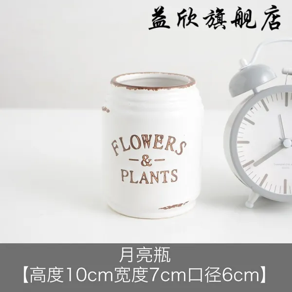 물빛 천지 마름 면 도자기 메 이 크 업 브러시 화장품 수납 함 메 이 크 업 브러시 통 필통 데스크 톱 수납 함 수납 함 월 병 상세페이지 참조